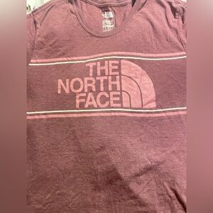 The North Face Burgundy Tee